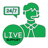 24/7 Live Support