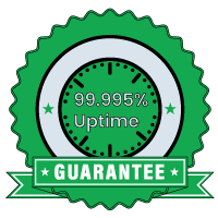 99.995% Uptime Guarantee<br />
