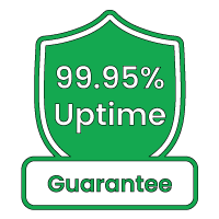 99.95% Uptime Guarantee<br />
