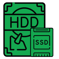 SSD, HDD Storage<br />
