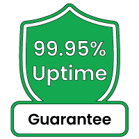 99.95% Uptime Guaranteed<br />
