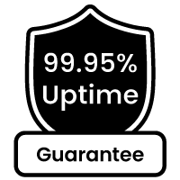 99.995% Uptime Guarantee<br />
