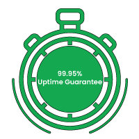 99.95% Uptime Guarantee<br />
