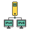 Dedicated IPv4 and IPv6 Addresses