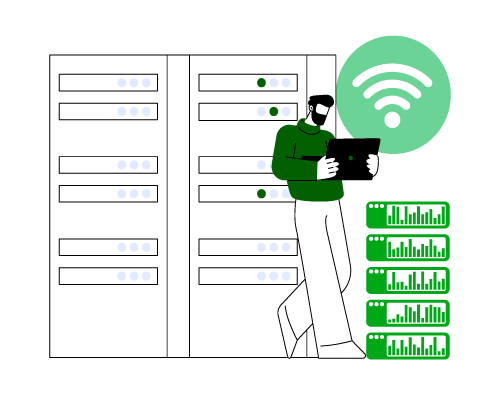 Efficient Hosting with Unmetered Bandwidth