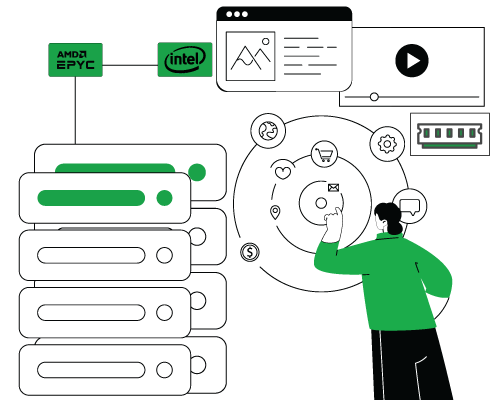 Enterprise-grade Dedicated Servers with Intel Xeon & AMD EPYC CPUs